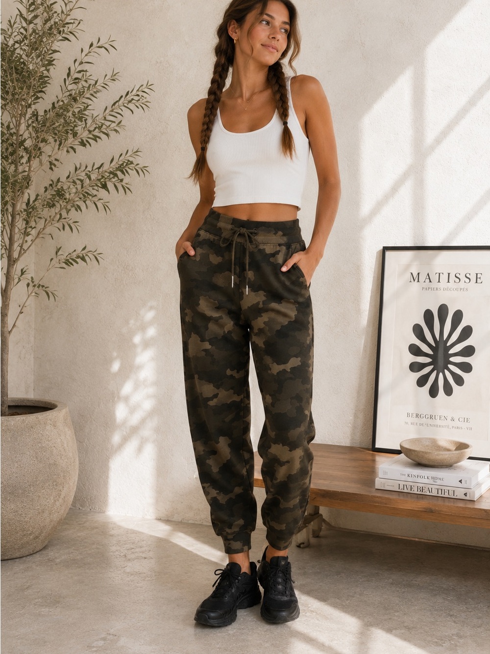 Lulu Lemon Camo Jogger Pants